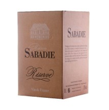 VIN DE FRANCE Sabadie Rouge BIB 10 Litres