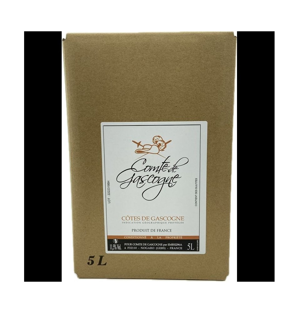 VDP COTES DE GASCOGNE Blanc - BIB 5 litres