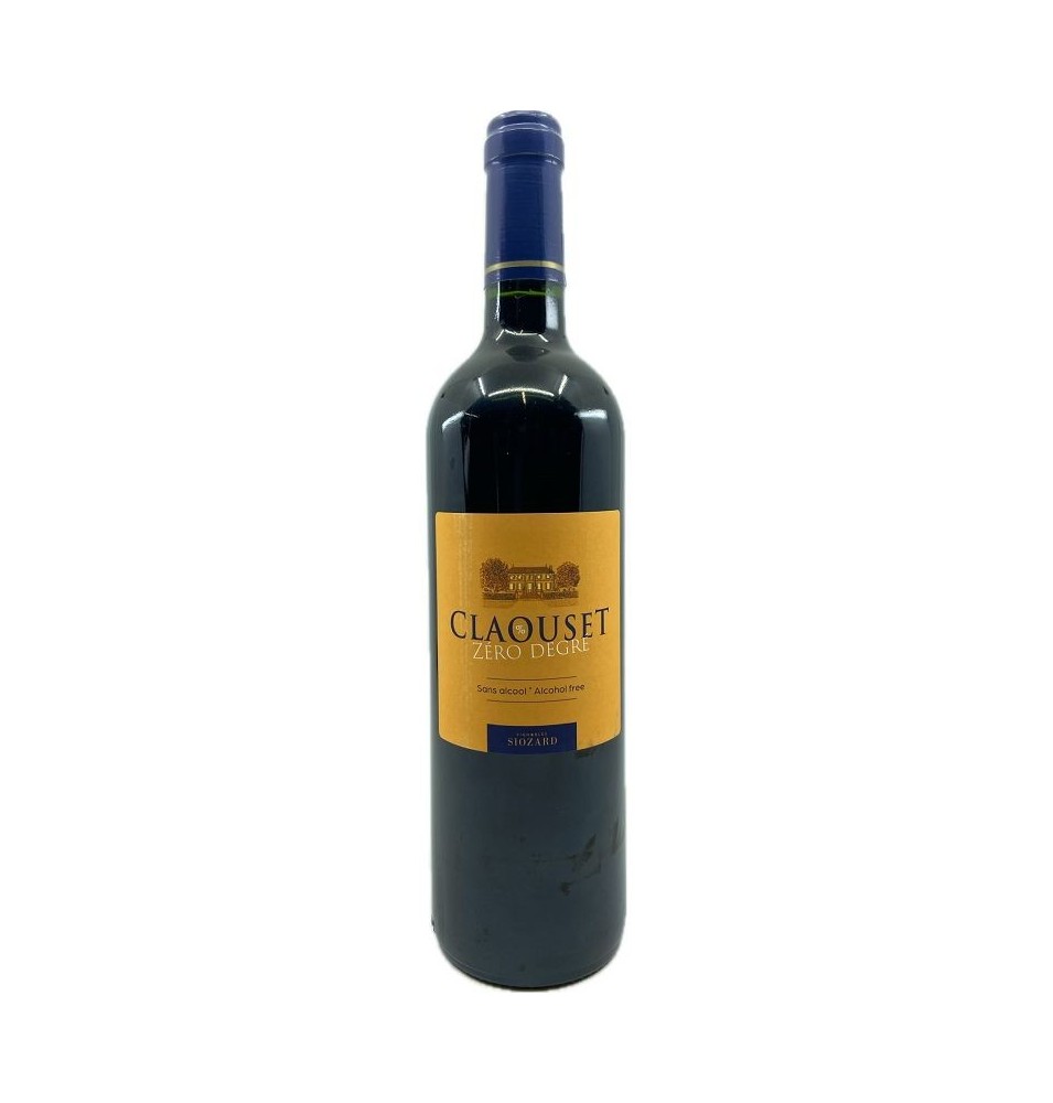 ZERO DEGRE Vignobles Siozard Rouge sans alcool