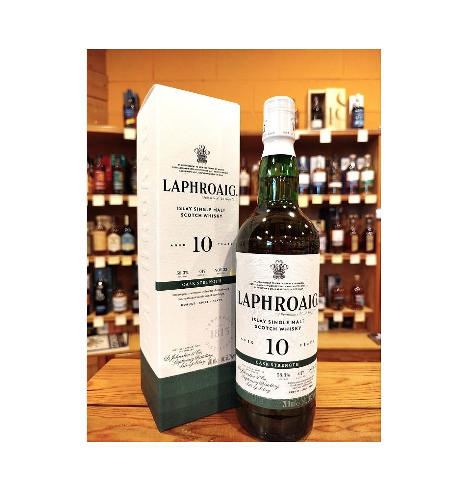 LAPHROAIG 10 ANS CASK STRENGTH 58,3%